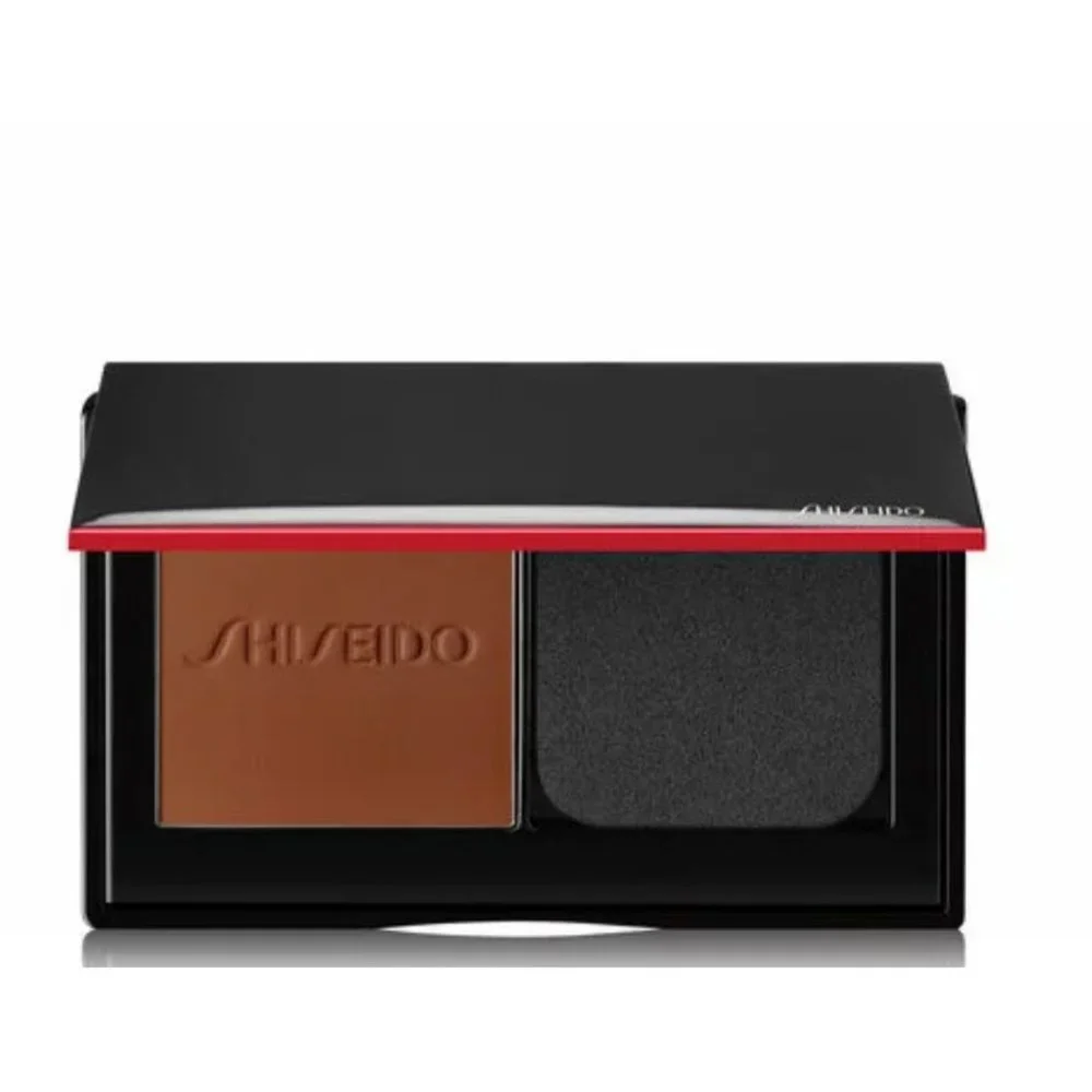 NIB SHISEIDO SYNCHRO SELF-REFRESHING CUSTOM FINISH POWDER FOUNDATION 530 HENNA